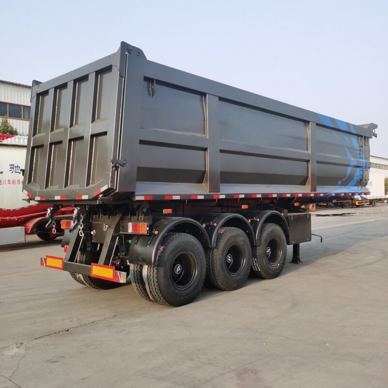 U-type rear dump semi-trailer