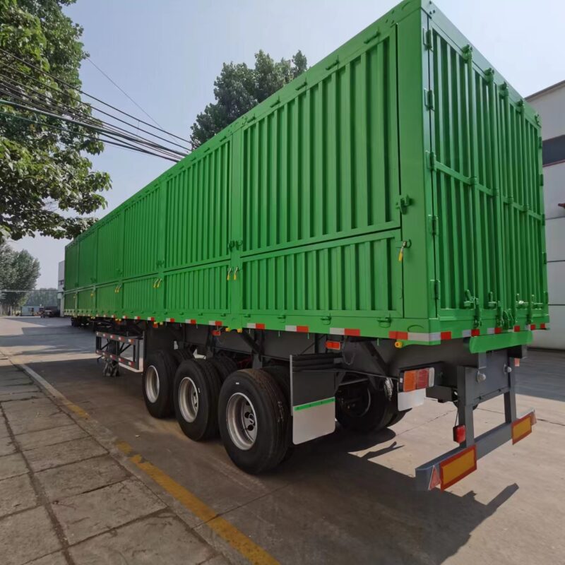 Exit rollover dump semi-trailer