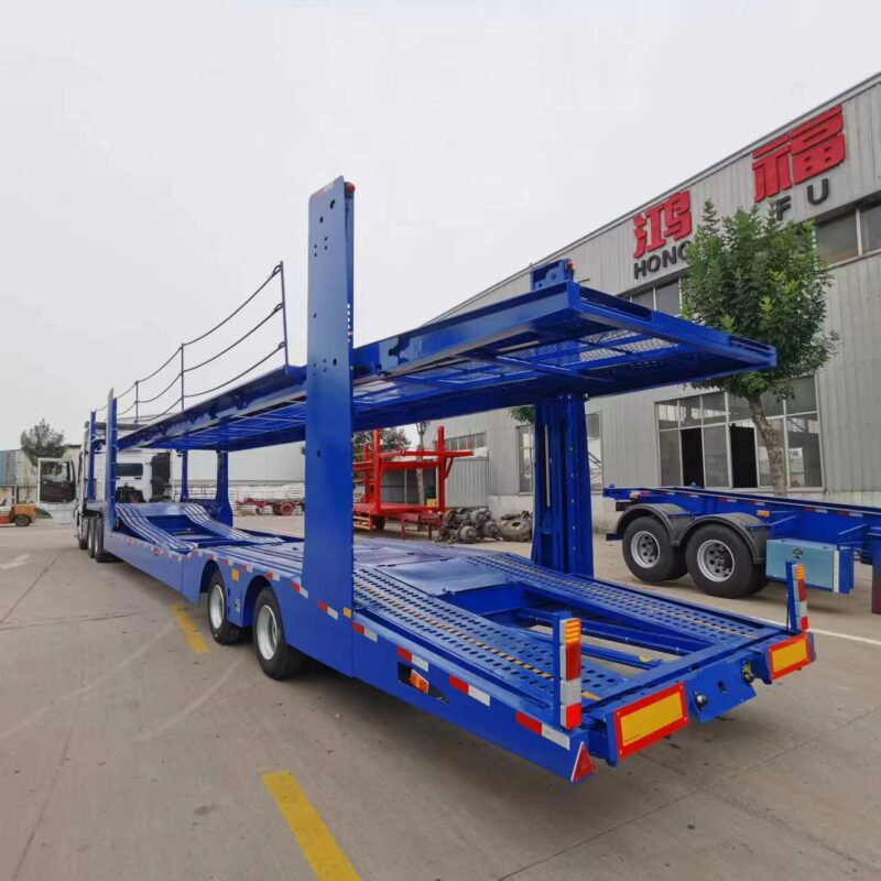 Car transport semi-trailer