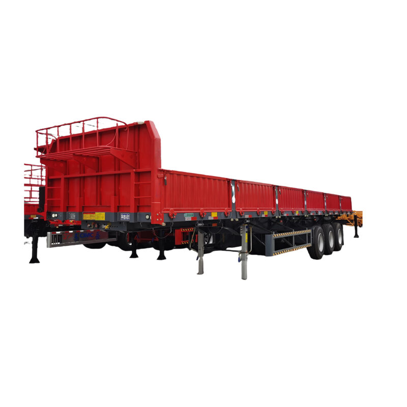 Rollover dump semitrailer
