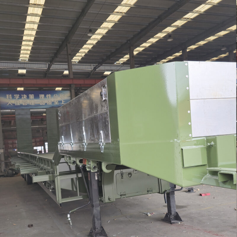 16 m export Russia Kazakhstan low flat semi-trailer