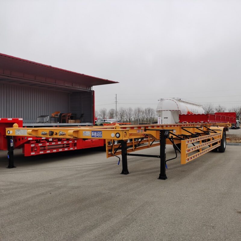 Skeleton semi-trailer