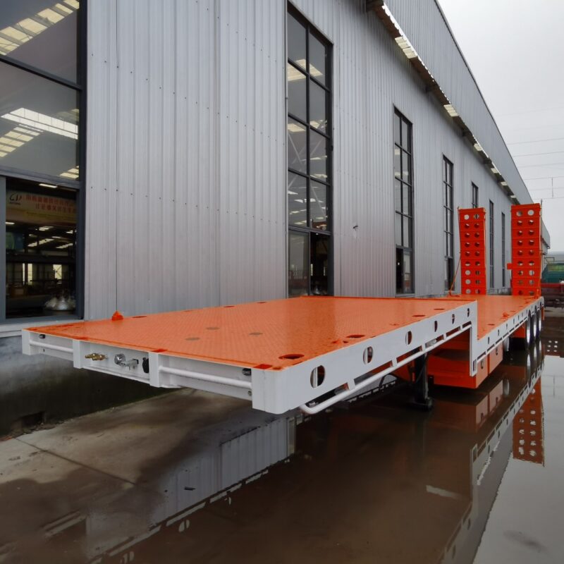 Hook plate transport semi-trailer