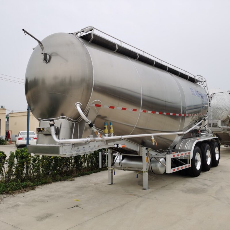 Stainless steel aluminum alloy tank car