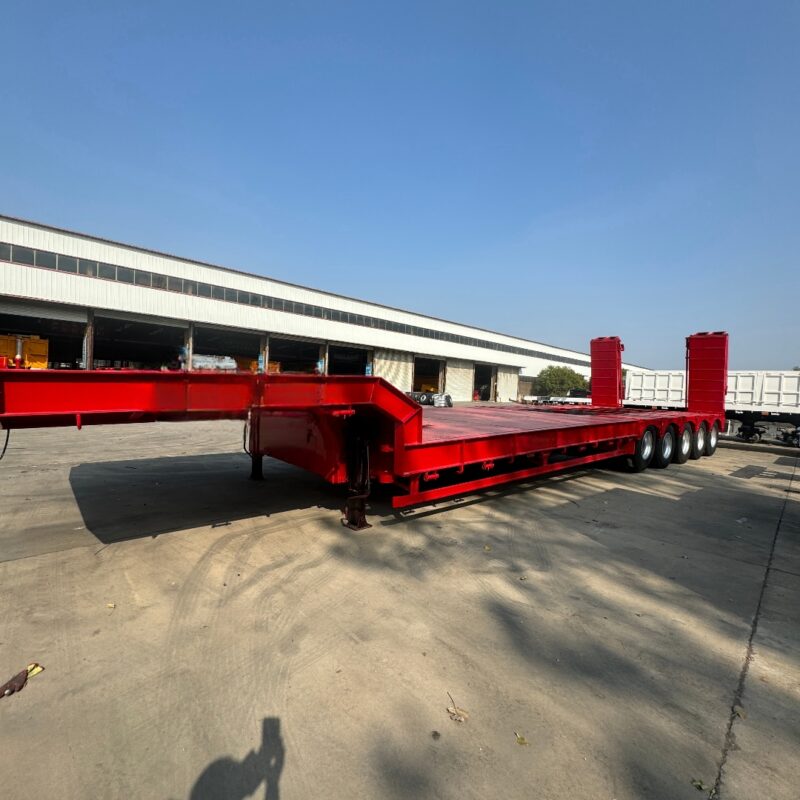 Multi-axis semi-trailer