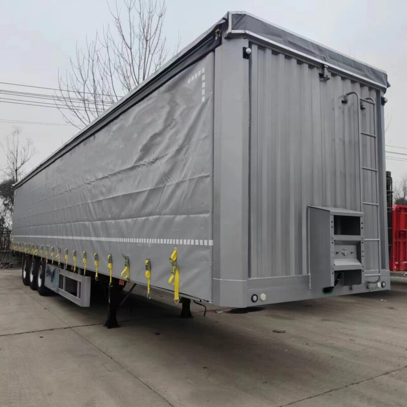 Side curtain semi-trailer
