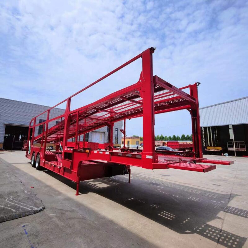 Car transport semi-trailer