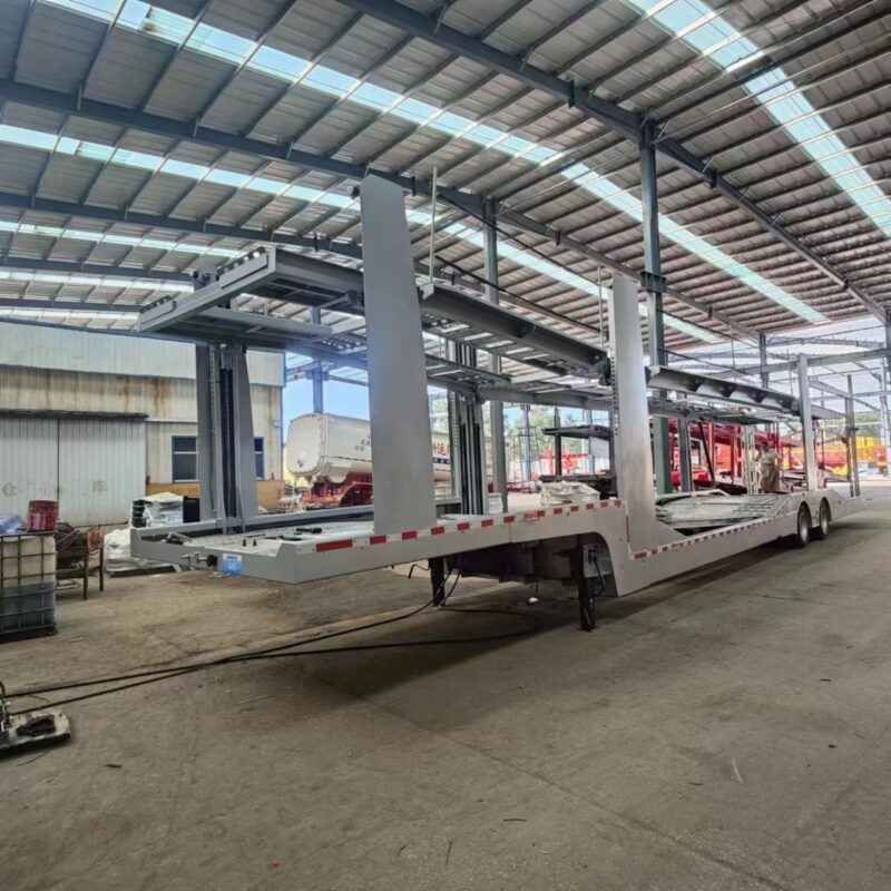 Car transport semi-trailer