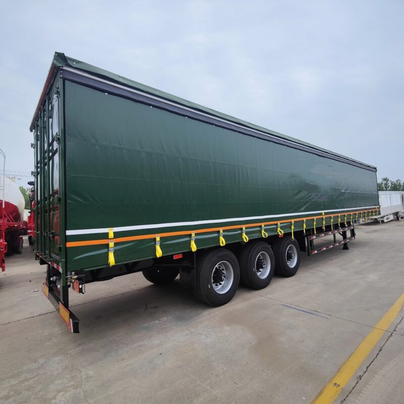 Side curtain semi-trailer