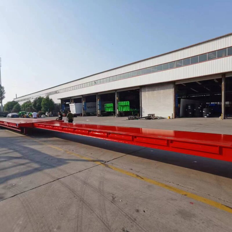 Large special transport semi-trailer