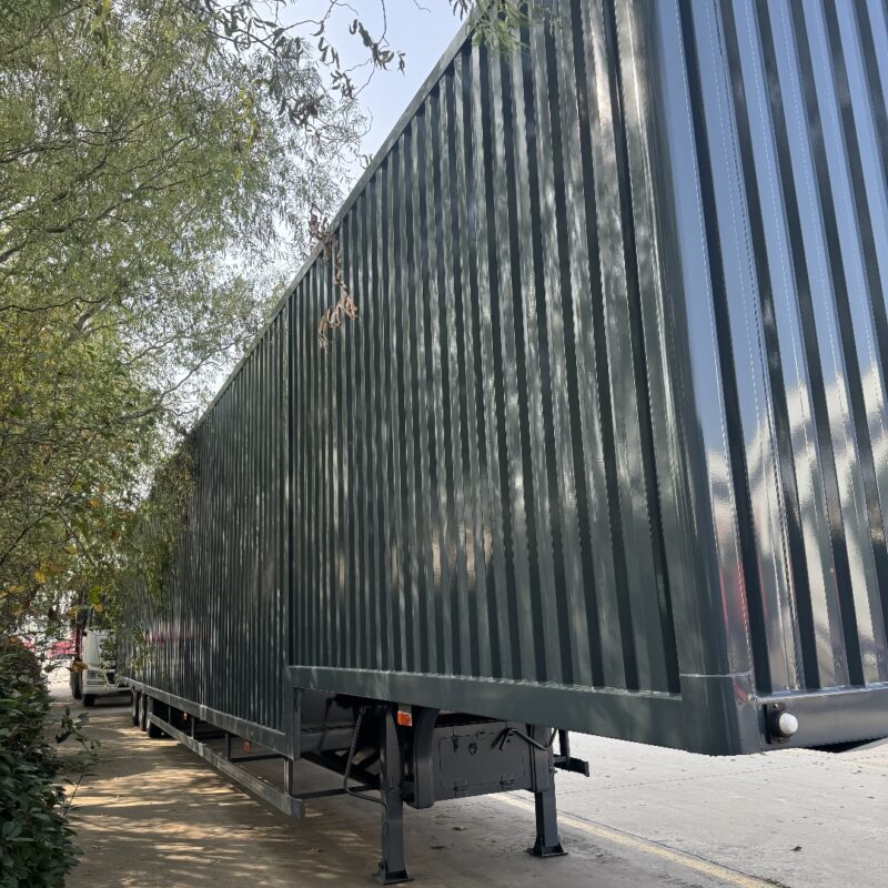 Container transport semi-trailer